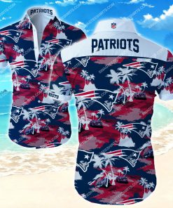 national football league new england patriots floral hawaiian shirt 2 - Copy (2)
