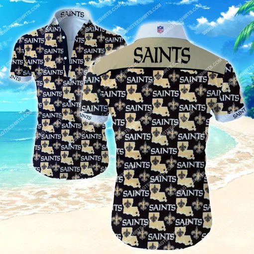 national football league new orleans saints hawaiian shirt 2