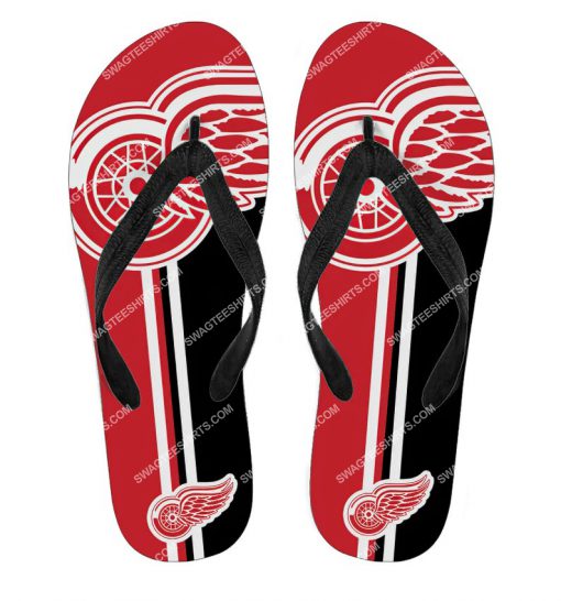 national hockey league detroit red wings full printing flip flops 2 - Copy (3)