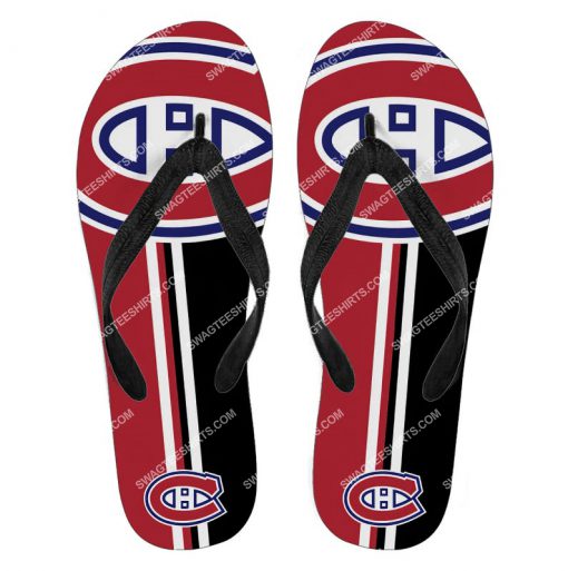 national hockey league montreal canadiens full printing flip flops 2 - Copy