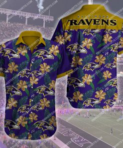 the baltimore ravens football team summer hawaiian shirt 2 - Copy