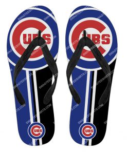 the chicago cubs baseball full printing flip flops 2
