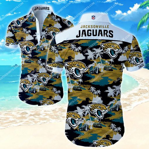 the jacksonville jaguars football team summer hawaiian shirt 2