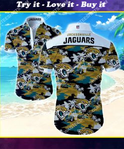 the jacksonville jaguars football team summer hawaiian shirt
