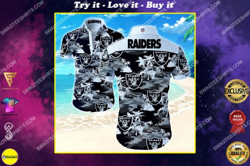 the las vegas raiders champions summer hawaiian shirt