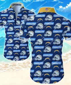 the los angeles chargers team all over print hawaiian shirt 2 - Copy (2)