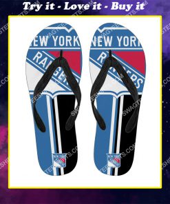 the new york rangers hockey full printing flip flops