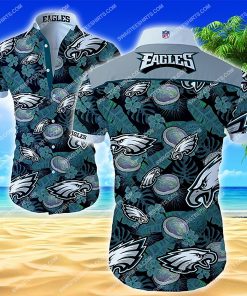 the philadelphia eagles football team tropical hawaiian shirt 2