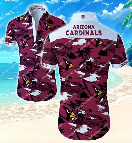 tropical arizona cardinals football team summer hawaiian shirt 2