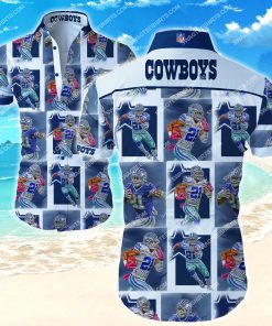 tropical dallas cowboys football team summer hawaiian shirt 2