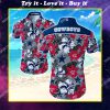 tropical flower dallas cowboys football team hawaiian shirt