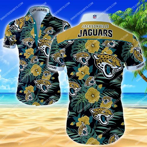 tropical flower jacksonville jaguars summer hawaiian shirt 2 - Copy (2)