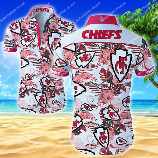 tropical kansas city chiefs team summer hawaiian shirt 2 - Copy