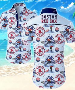 tropical major league baseball boston red sox hawaiian shirt 2 - Copy