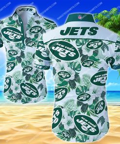 tropical national football league new york jets hawaiian shirt 2