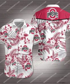 tropical ohio state buckeyes football summer hawaiian shirt 2