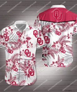 tropical oklahoma sooners football summer hawaiian shirt 2