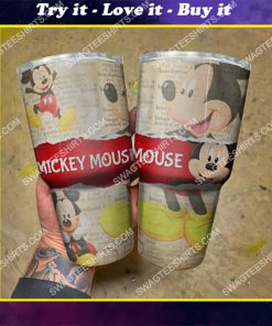 vintage the walt disney mickey mouse stainless steel tumbler