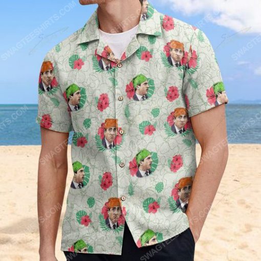 A motley group of office workers summer vacation hawaiian shirt 2(1)