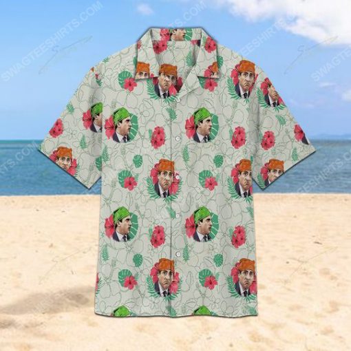 A motley group of office workers summer vacation hawaiian shirt 3(1)