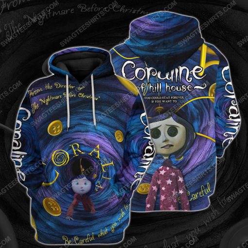 Coraline of hill house horror movie for halloween night hoodie 1