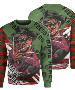 Custom freddy krueger horror movie for halloween night sweatshirt 1