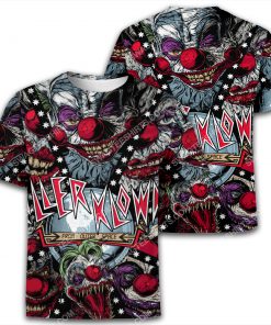 Custom it clown horror movie halloween day tshirt 1