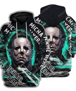 Custom michael myers horror movie for halloween night hoodie 1