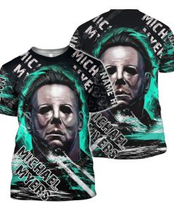 Custom michael myers horror movie for halloween night tshirt 1