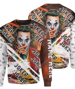Custom name the joker all over printed sweatshirt 1