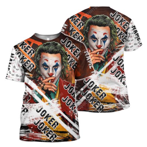 Custom name the joker all over printed tshirt 1