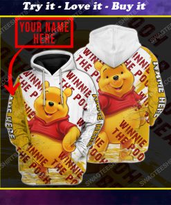 Custom name winnie the pooh and pooh disney cartoon shirt