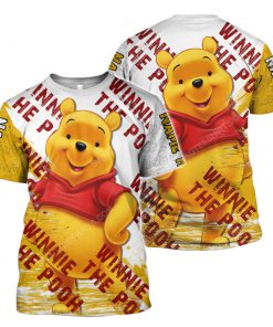 Custom name winnie the pooh and pooh disney cartoon tshirt 1