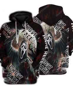 Custom the scream ghostface horror movie for halloween night hoodie 1