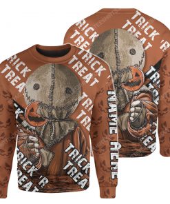 Custom trick 'r treat horror movie for halloween night sweatshirt 1