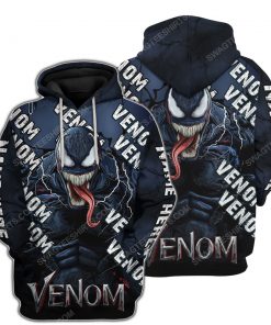 Custom venom horror movie for halloween night hoodie 1