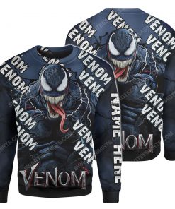 Custom venom horror movie for halloween night sweatshirt 1
