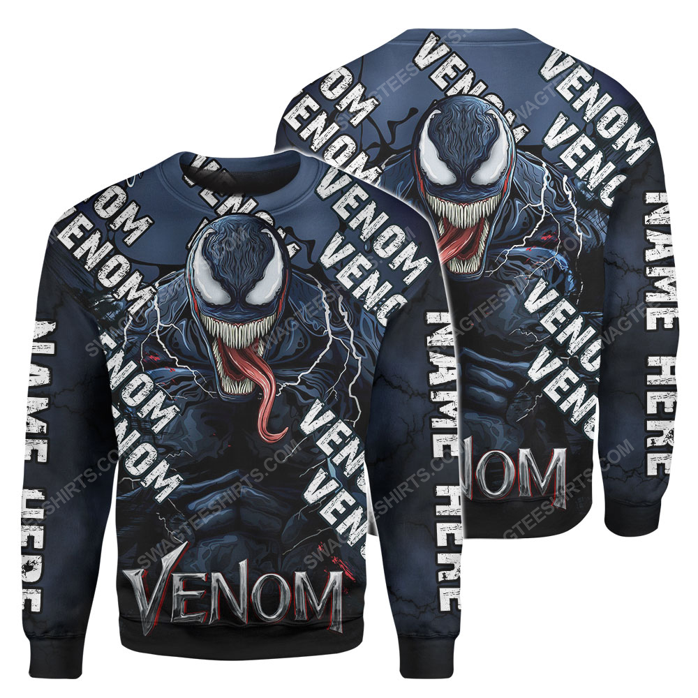 Custom venom horror movie for halloween night sweatshirt 1