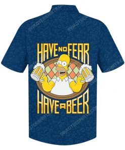 Homer simpson with beer summer vacation hawaiian shirt 3(1)