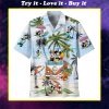 Mickey mouse and minnie mouse summer time hawaiian shirt