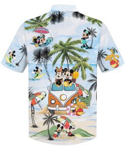 Mickey mouse and minnie mouse summer time hawaiian shirt 3(1)