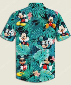Mickey mouse flowers and leaves summer time hawaiian shirt 3(1)