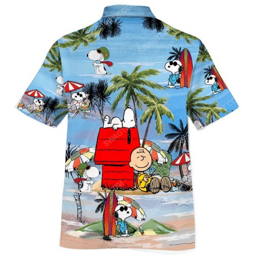 Snoopy and charlie brown summer vacation hawaiian shirt 2(1)
