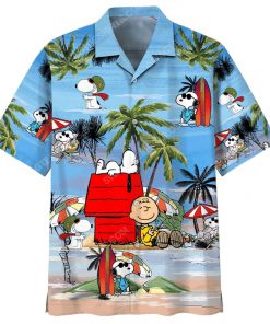 Snoopy and charlie brown summer vacation hawaiian shirt 3(1)