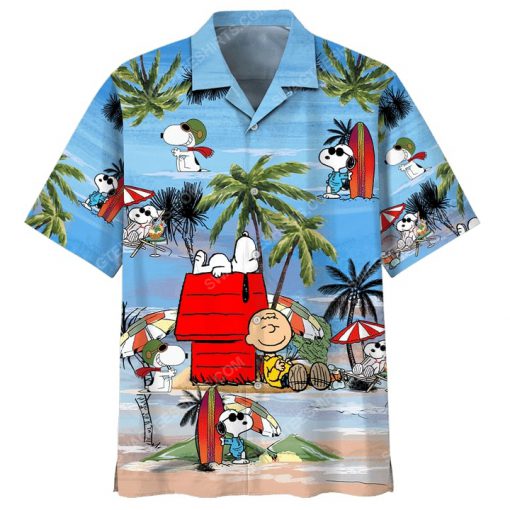 Snoopy and charlie brown summer vacation hawaiian shirt 3(1)