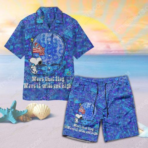 Snoopy and grateful dead summer vacation hawaiian shirt 2(1)