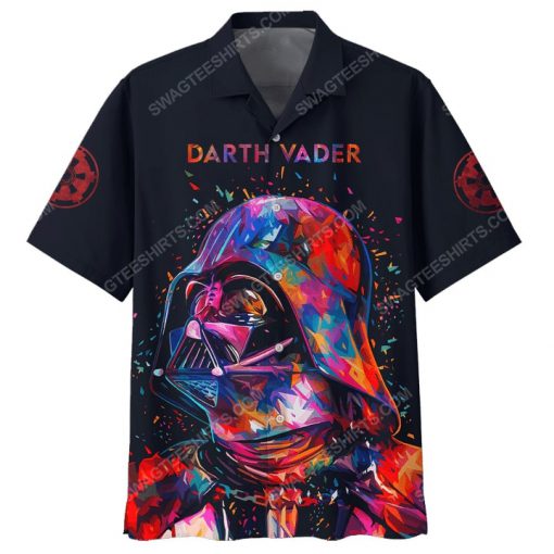 Star wars darth vader painting colorful hawaiian shirt 2(1) - Copy