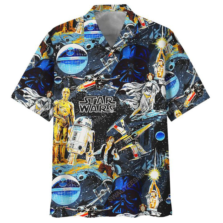 Star wars movie retro summer vacation hawaiian shirt 2(1) - Copy