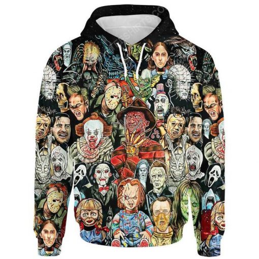 The horror movie villains for halloween night hoodie 1