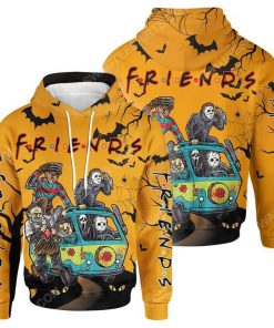 The horror movie villains friends halloween day hoodie 1
